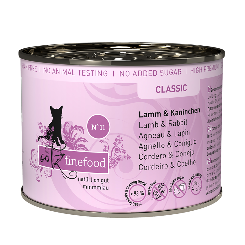 catz finefood CLASSIC Lamm&Kaninchen 200g