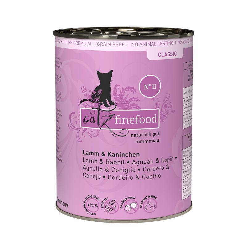 catz finefood CLASSIC Lamm & Kaninchen 400g