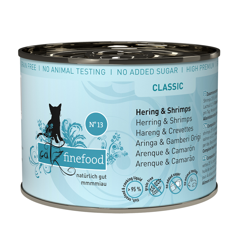 catz finefood CLASSIC Hering & Shrimps 200g