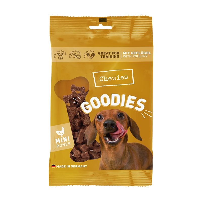 Chewies Goodies Mini Geflügel 125 g