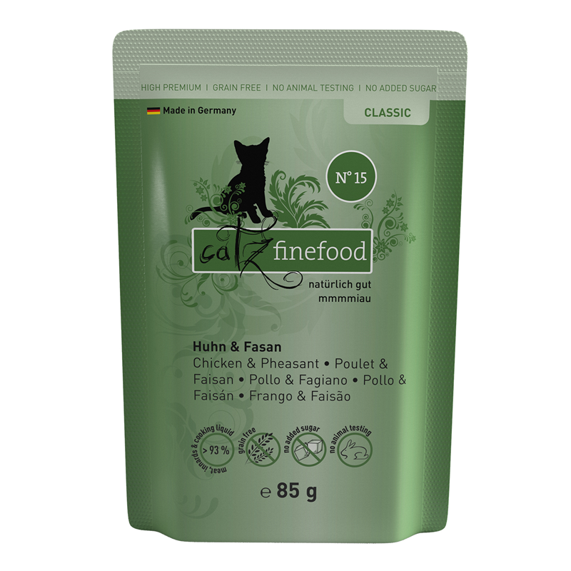 catz finefood CLASSIC Huhn & Fasan 85g