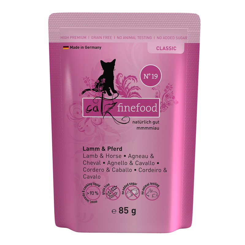 catz finefood CLASSIC Lamm & Pferd 85g