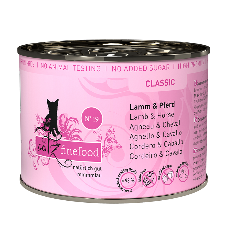 catz finefood No. 19 Lamm&Pferd  200g-Dose