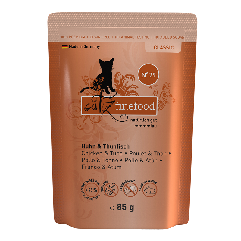 catz finefood CLASSIC Huhn & Thunfisch 85g