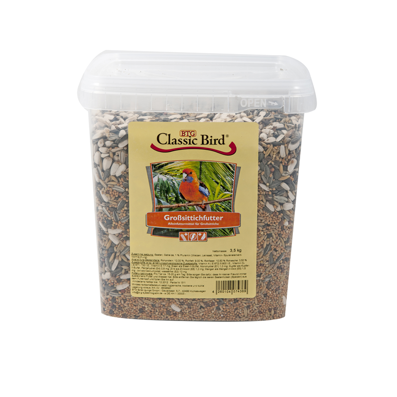 Classic Bird Großsittichfutter Eimer 3,5kg