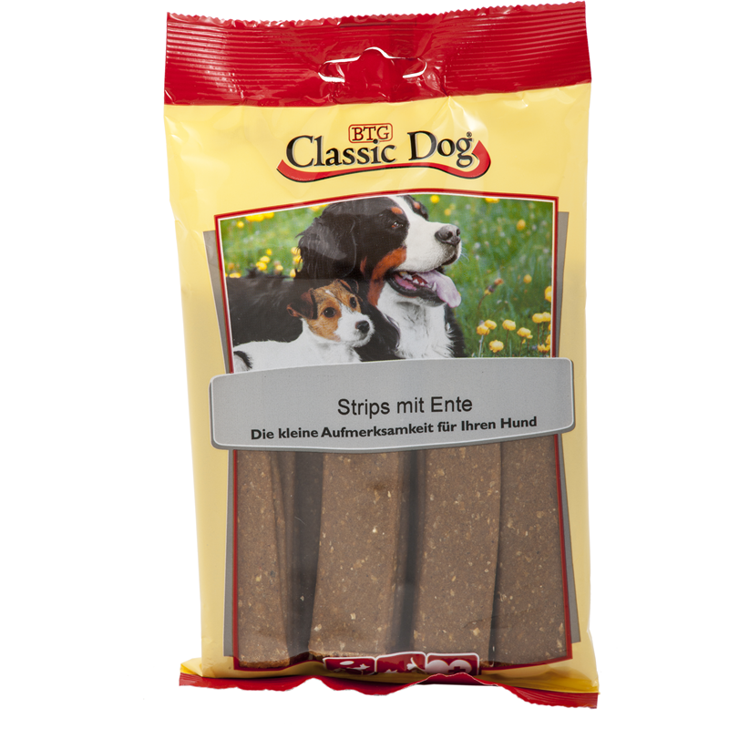Classic Dog Snack Strips mit Ente20er