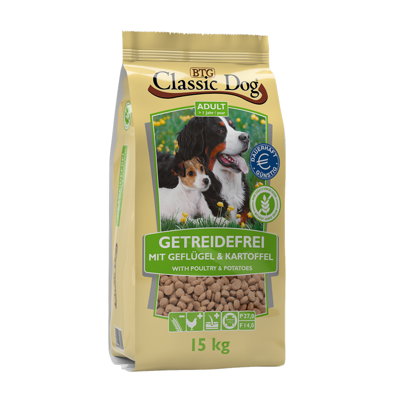 Classic Dog Geflügel & Kartoffel getreidefrei 15kg