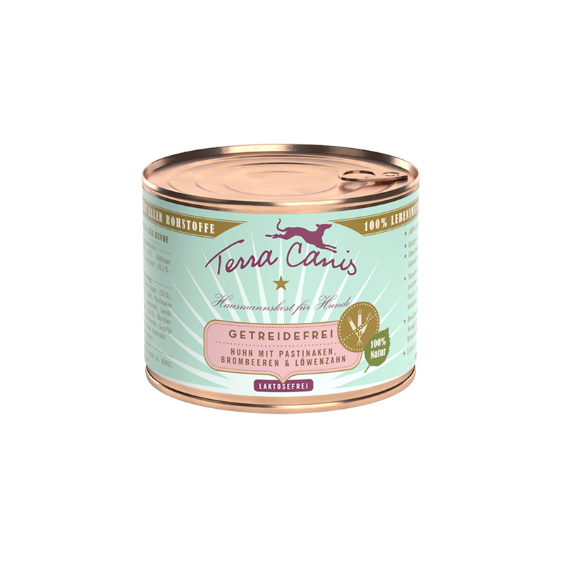 Terra Canis Dose getreidefrei Huhn mit Pastinake, Brombeere und Löwenzahn 200 g