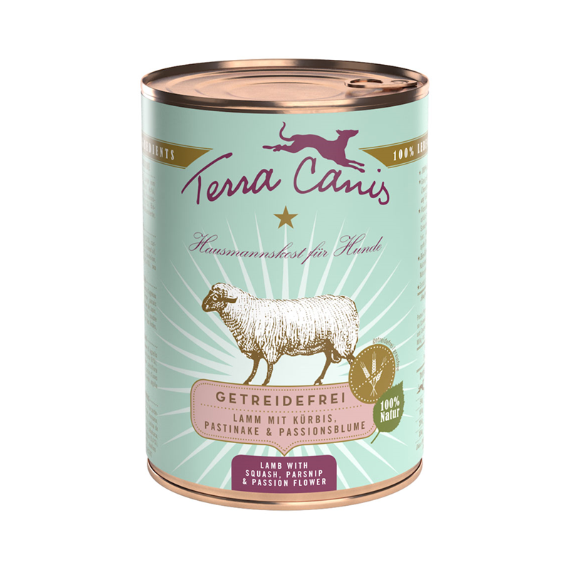 Terra Canis Hunde Nassfutter getreidefrei Lamm 400g
