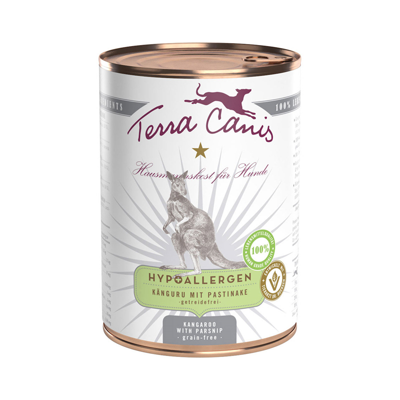 Terra Canis Dose Hypoallergen Känguruh mit Pastinake 400 g