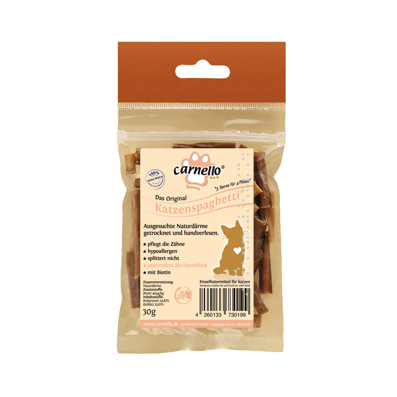Carnello Katzen Snack Katzenspaghetti 30g