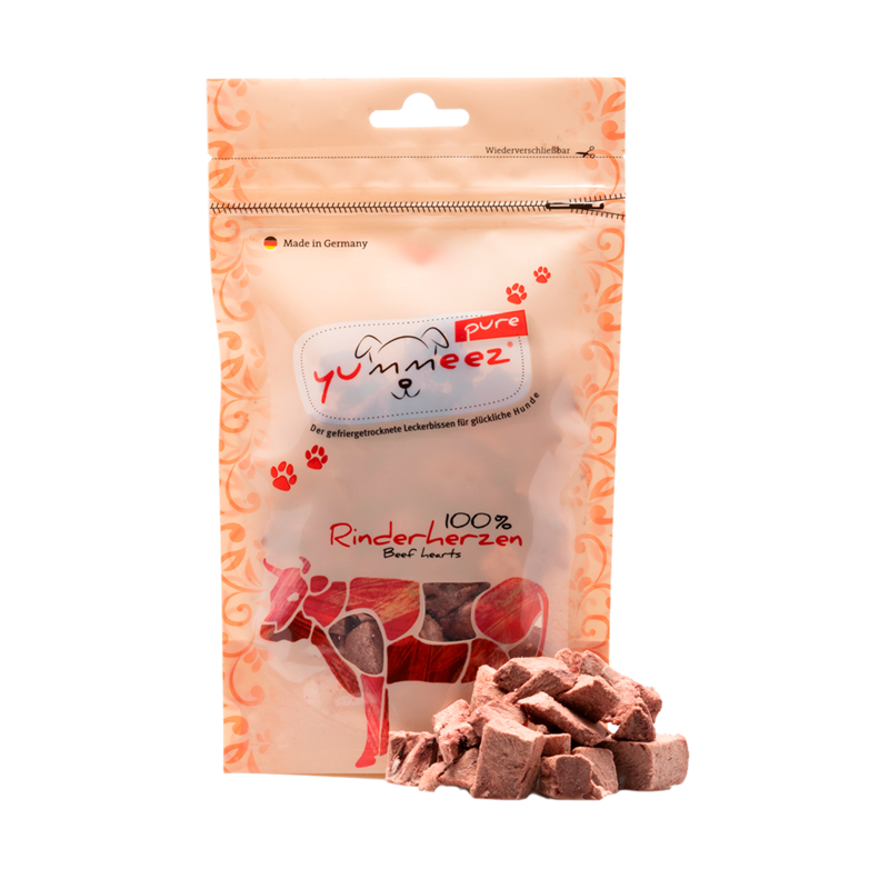 yummeez® pure - Rinderherzen 35g