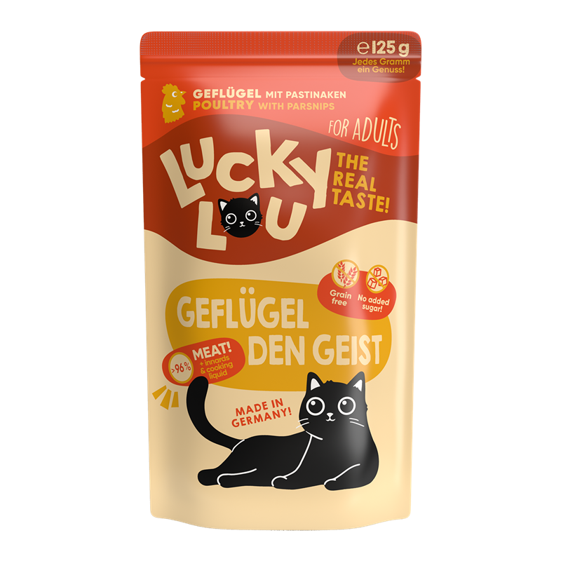 Lucky Lou PB Lifestage Adult Geflügel 125g