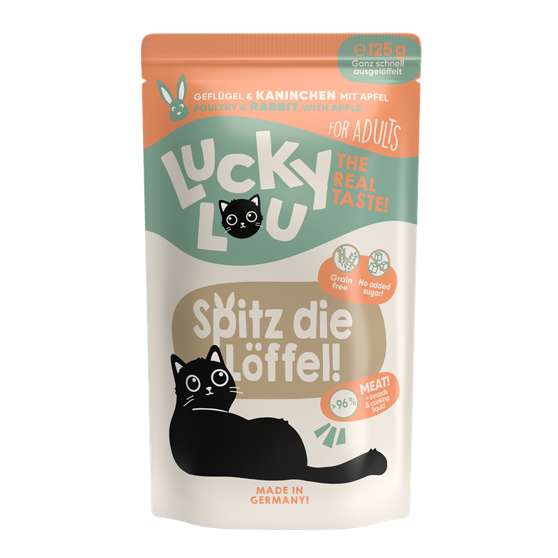 Lucky Lou PB Lifestage Adult Geflügel + Kaninchen 125g