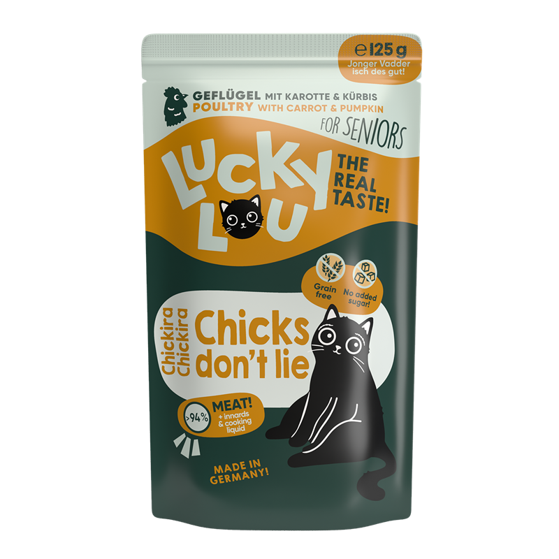 Lucky Lou PB Lifestage Senior Geflügel 125g