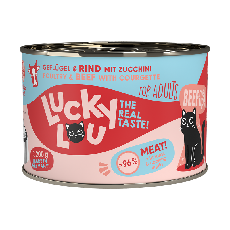 Lucky Lou Dose Lifestage Adult Geflügel + Rind 200g