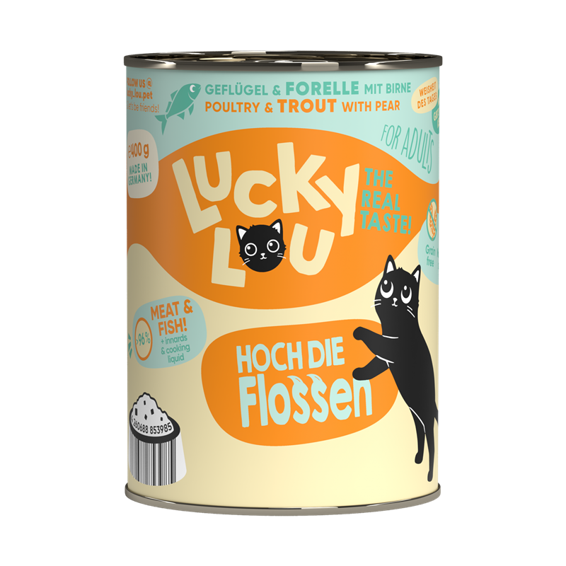 Lucky Lou Dose Lifestage Adult Geflügel + Forelle 400g