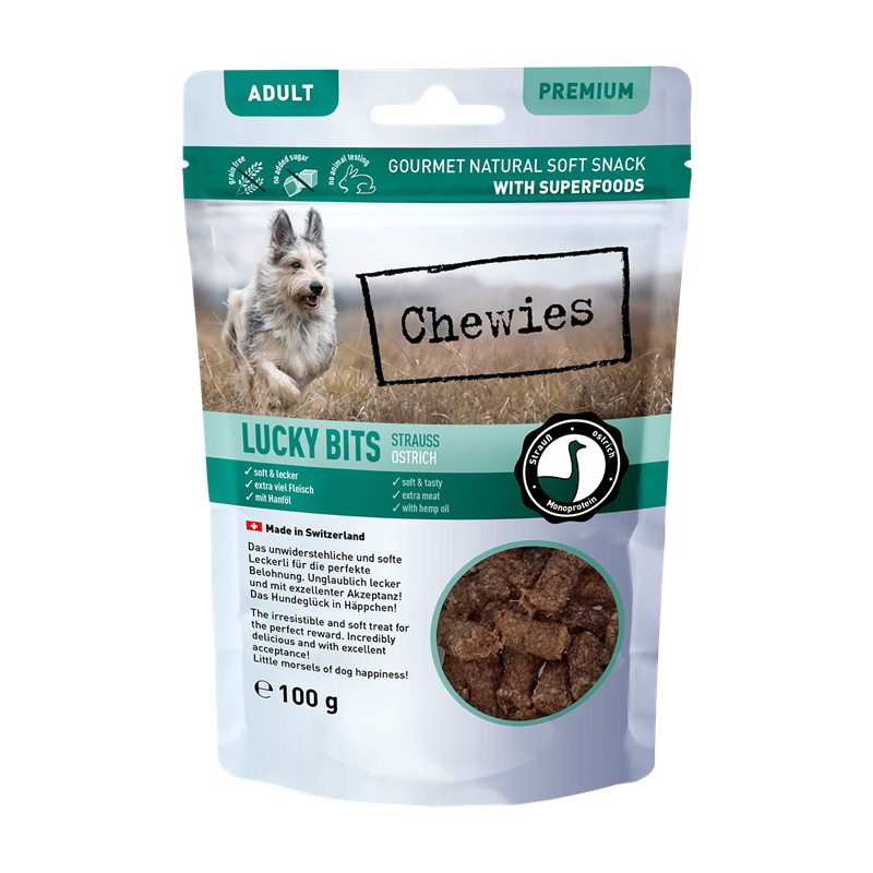 Chewies Lucky Bits Strauß Adult 100g