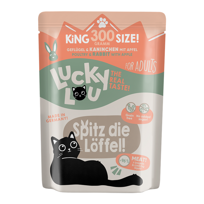 Lucky Lou PB Lifestage Adult Geflügel + Kaninchen 300g