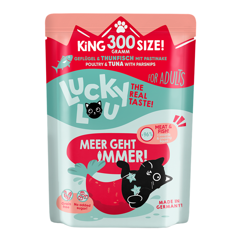 Lucky Lou Lifestage Adult Geflügel & Thunfisch 300g