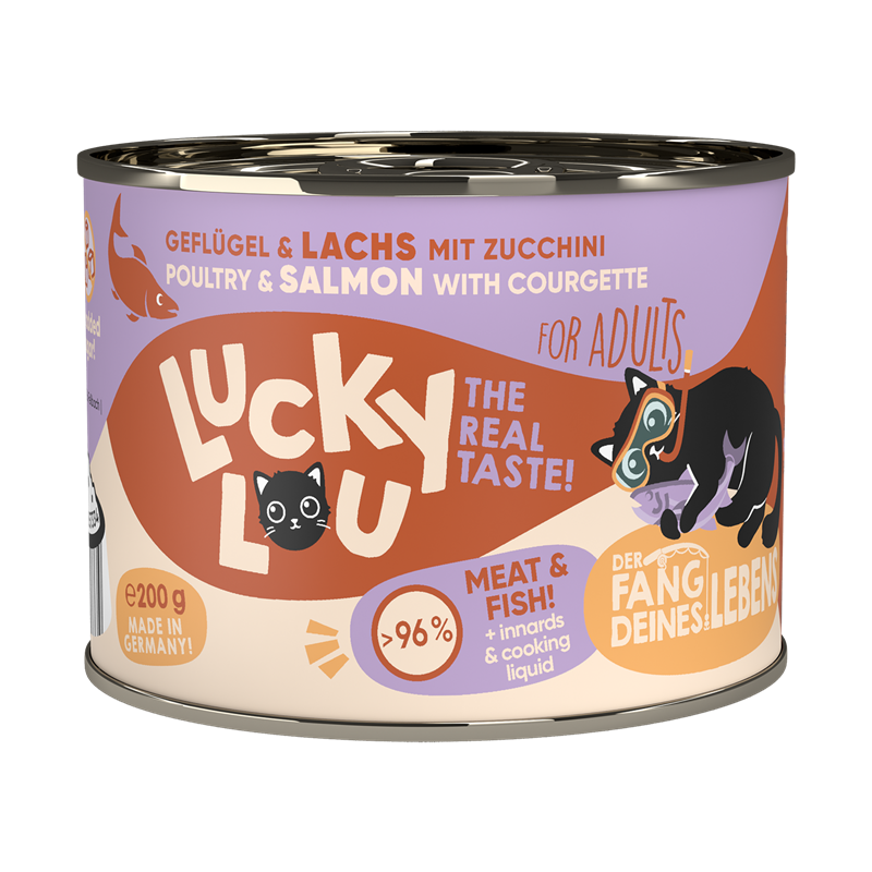 Lucky Lou Lifestage Adult Geflügel & Lachs 200g