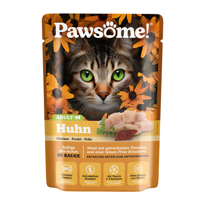 Pawsome! Adult Huhn 85g Pouchbeutel