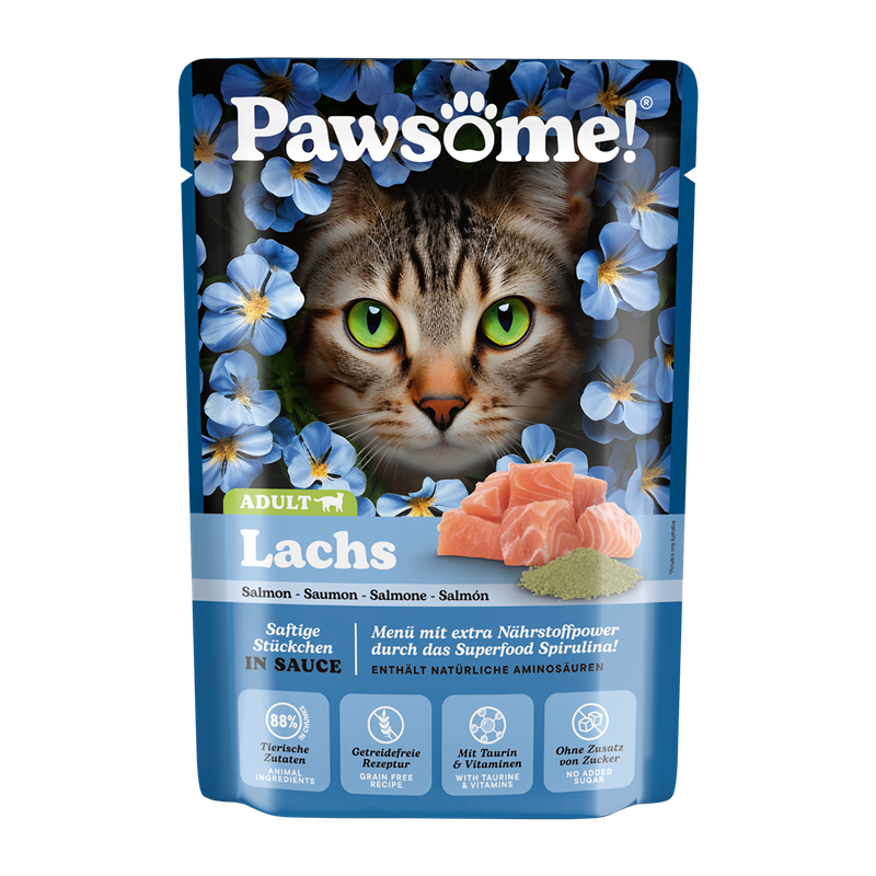 Pawsome! Adult Lachs 85 g Pouchbeutel