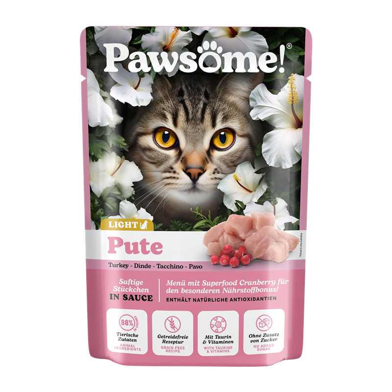 Pawsome! Adult Light Pute 85g Pouchbeutel