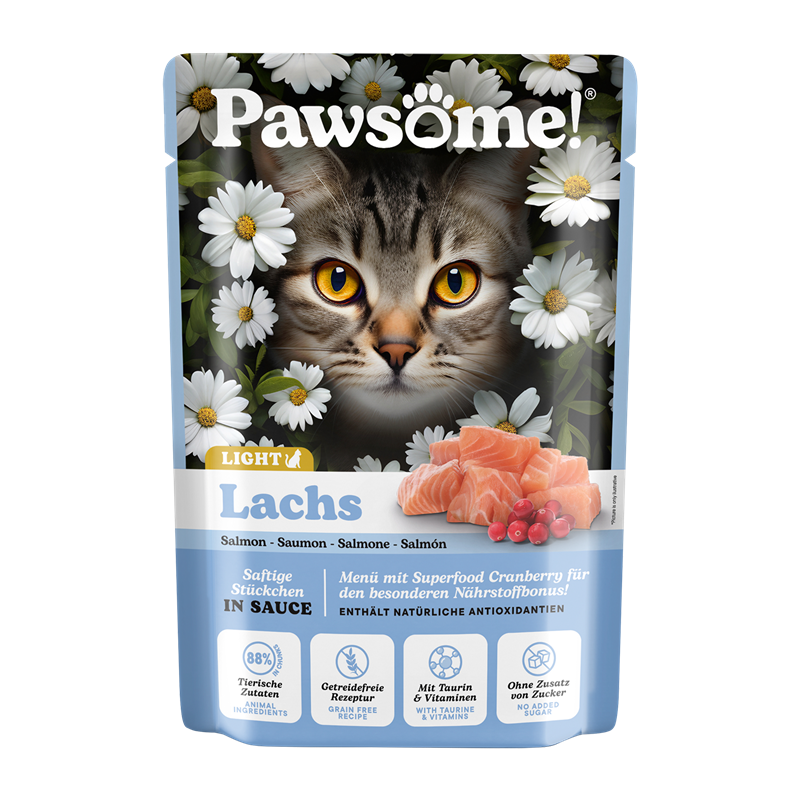 Pawsome! Adult Light Lachs 85 g Pouchbeutel