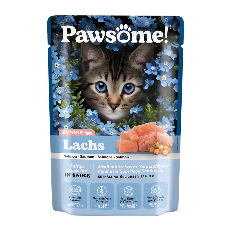 Pawsome! Kitten Lachs 85g Pouchbeutel