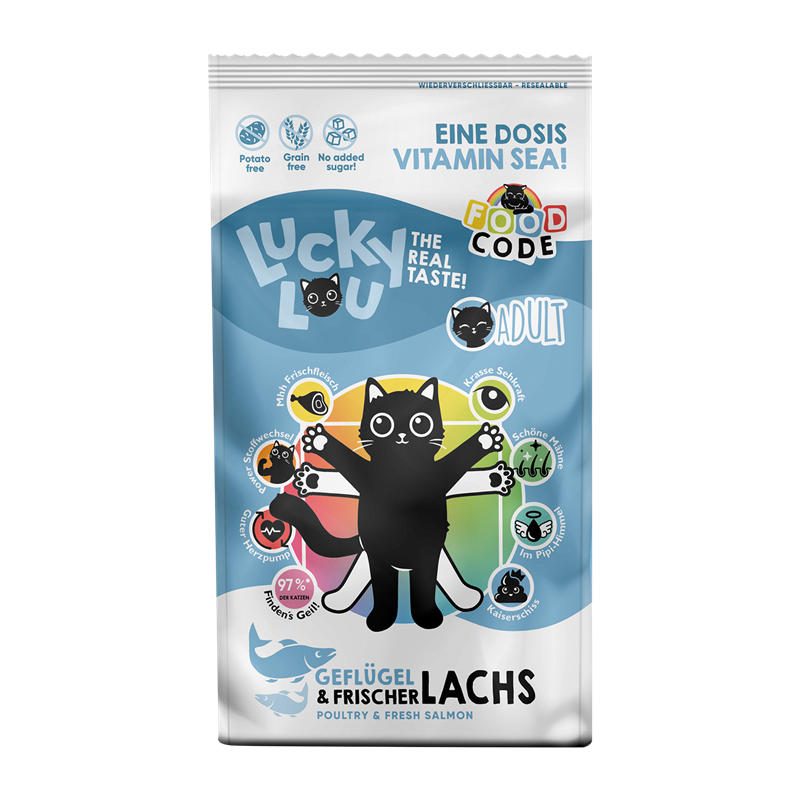 Lucky Lou Adult Geflügel & Lachs 340 g