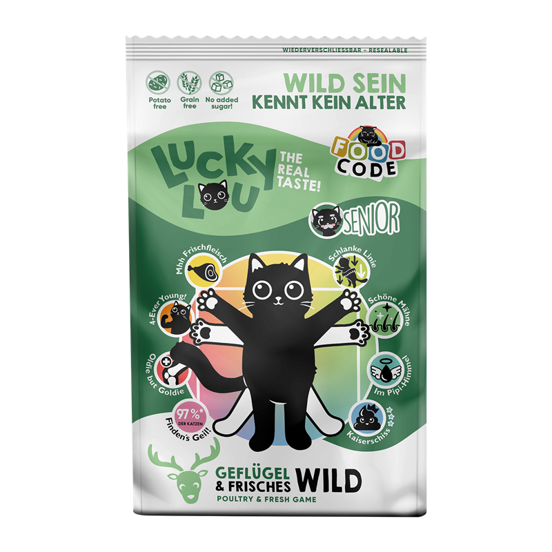 Lucky Lou Senior Geflügel & Wild 750 g