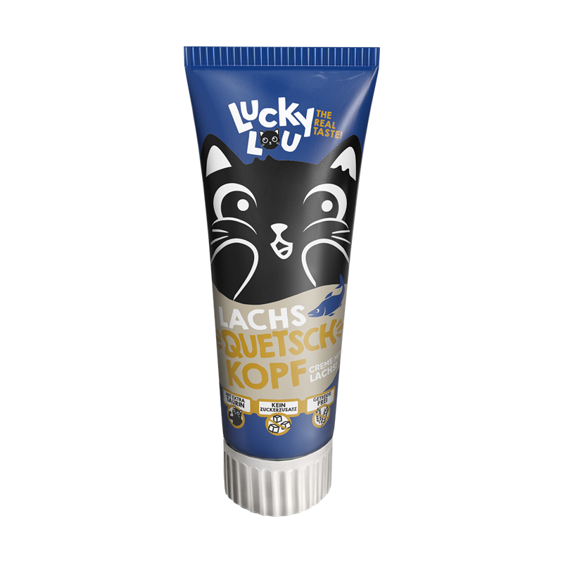 Lucky Lou Quetschkopf Adult Lachs 75g