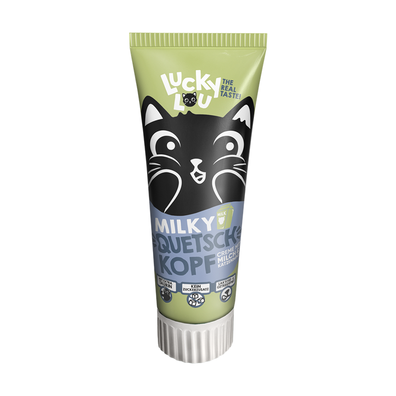 Lucky Lou Quetschkopf Adult Milch 75g