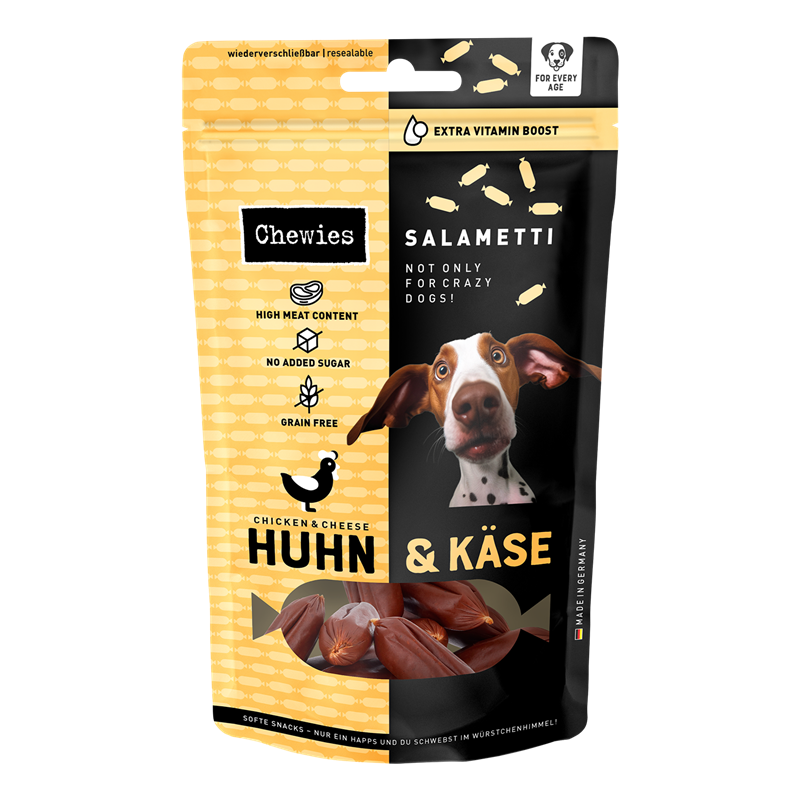 Chewies Salametti Huhn mit Käse 60g