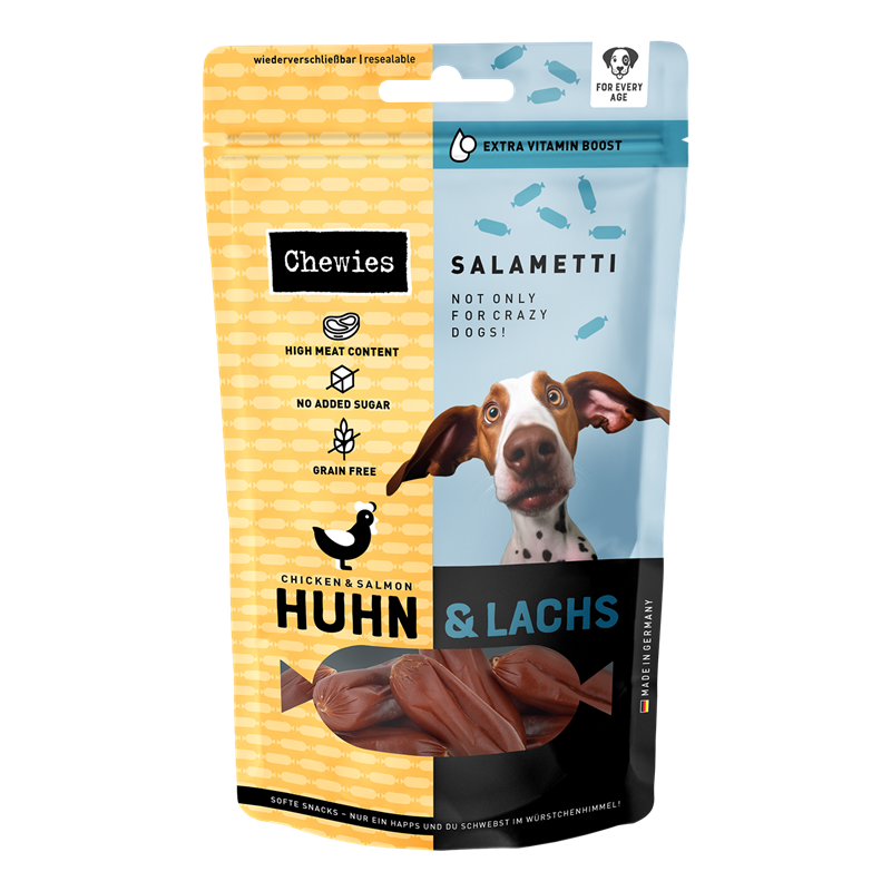 Chewies Salametti Huhn mit Lachs 60g