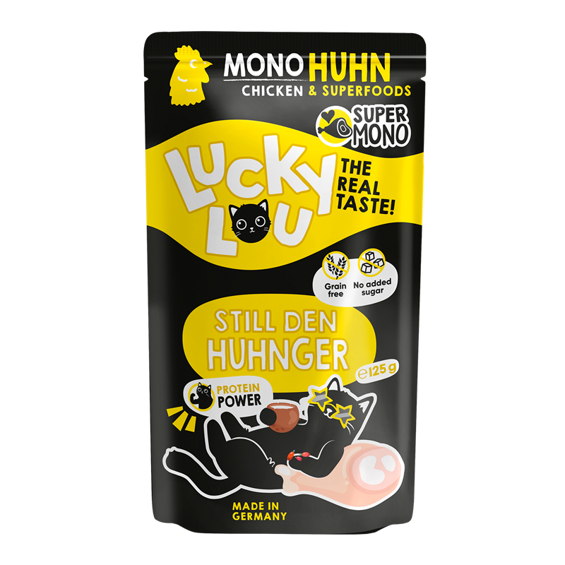 Lucky Lou SuperMono Huhn 125g