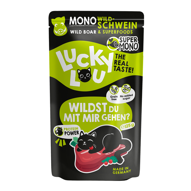 Lucky Lou SuperMono Wildschwein 125g