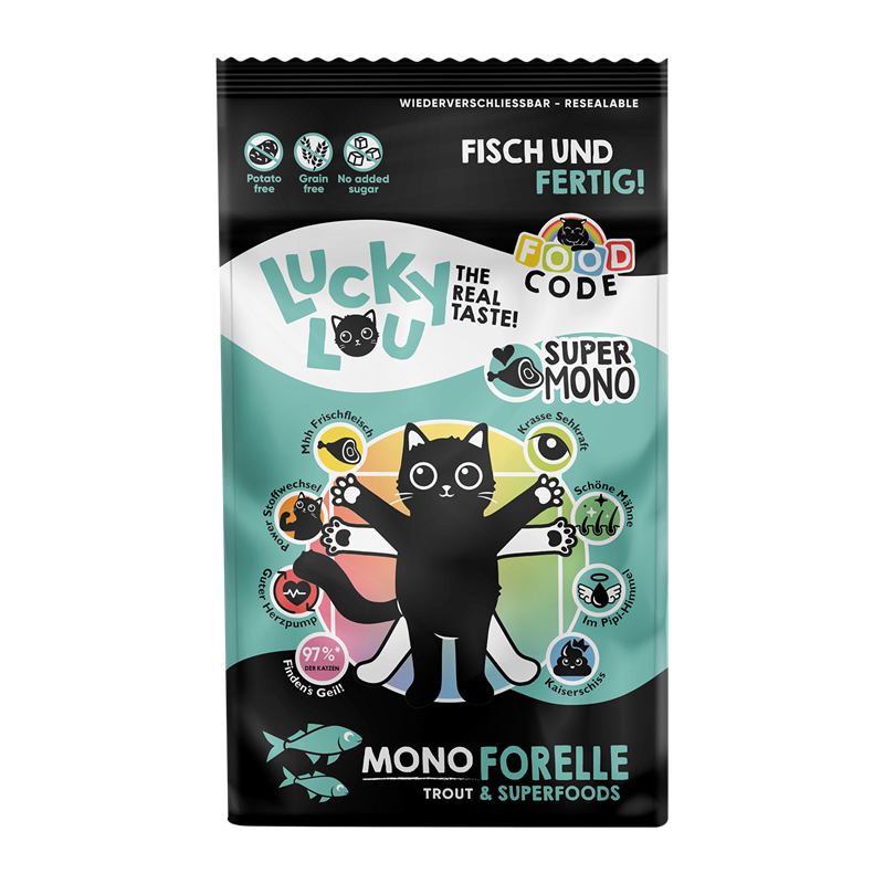 Lucky Lou Food Code Mono Forelle 1,7 kg