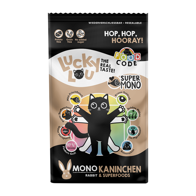 Lucky Lou Food Code Mono Kaninchen 1,7 kg
