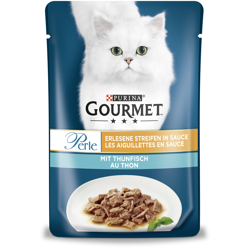 Gourmet Portionsbeutel Perle Erlesene Streifen Thunfisch 85 g
