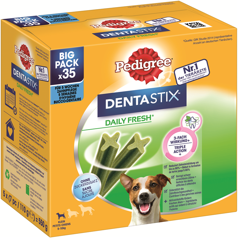 Pedigree Denta Stix Daily Fresh MP kleine Hunde 35 Stück