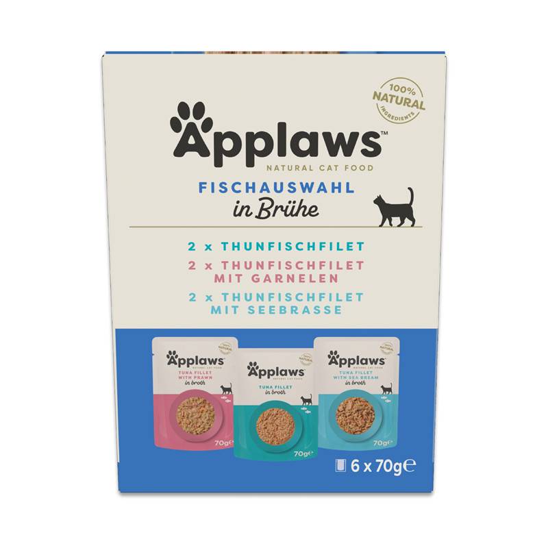 App Cat PB MP Fisch Taster Pack 6x70g