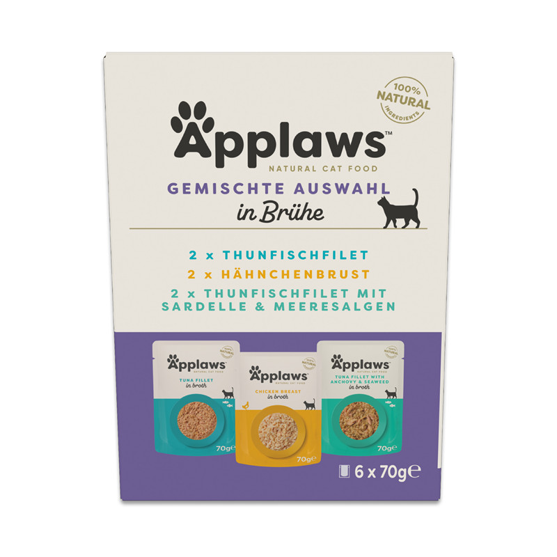 Applaws PB MP Variety Taster Pack 6 x70 g