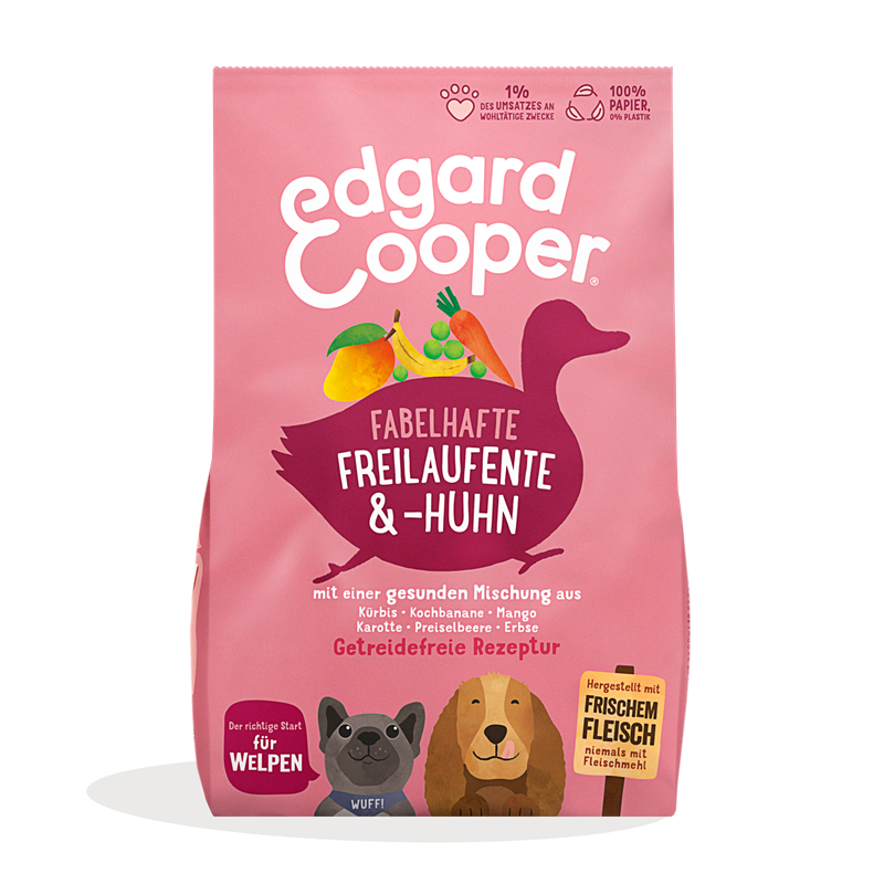 Edgard & Cooper Dog Ente & Huhn Junior 12 kg