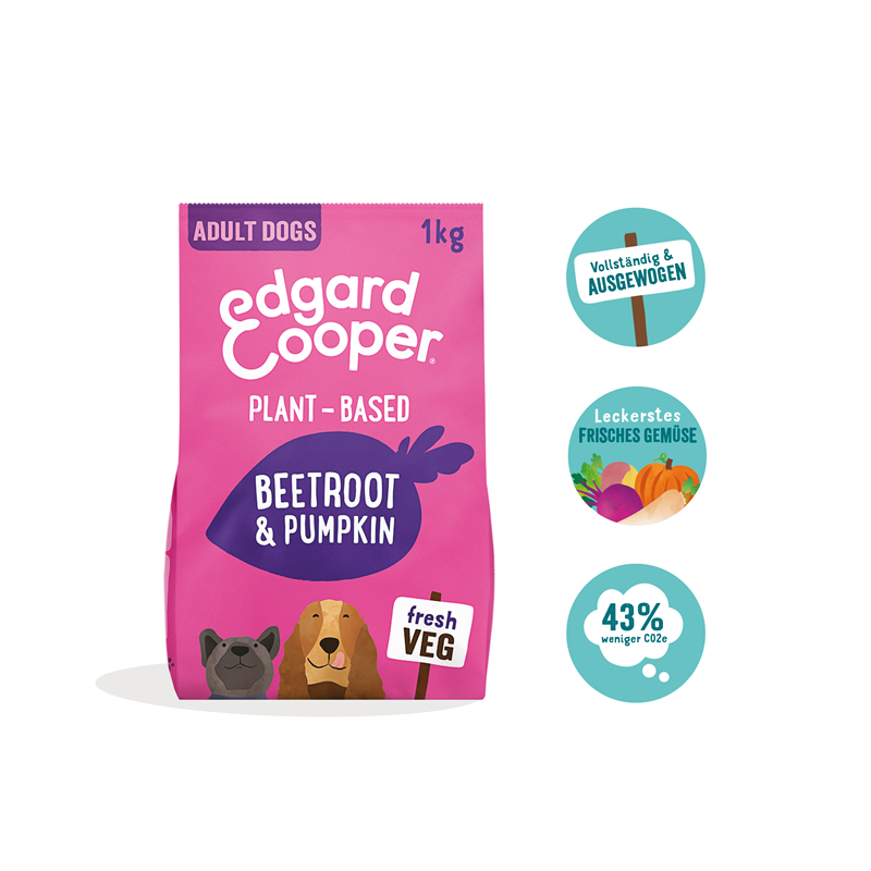 Edgard & Cooper Dog Adult Rote Bete/Kürbis 1 kg