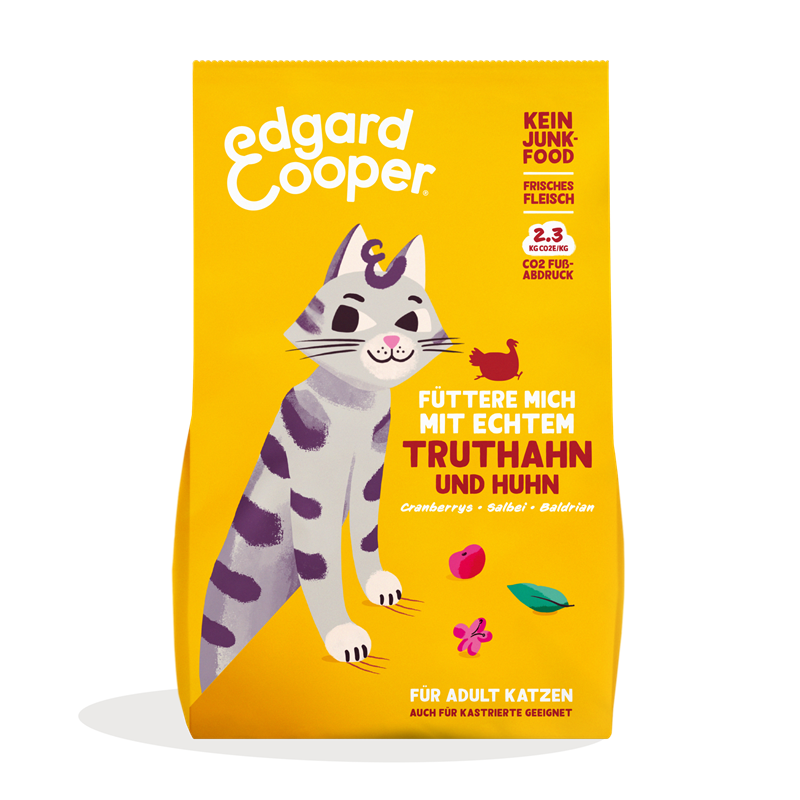 Edgard & Cooper Trockenfutter Adult  frischer Freilandtruthahn und frisches Freilandhuhn 2kg