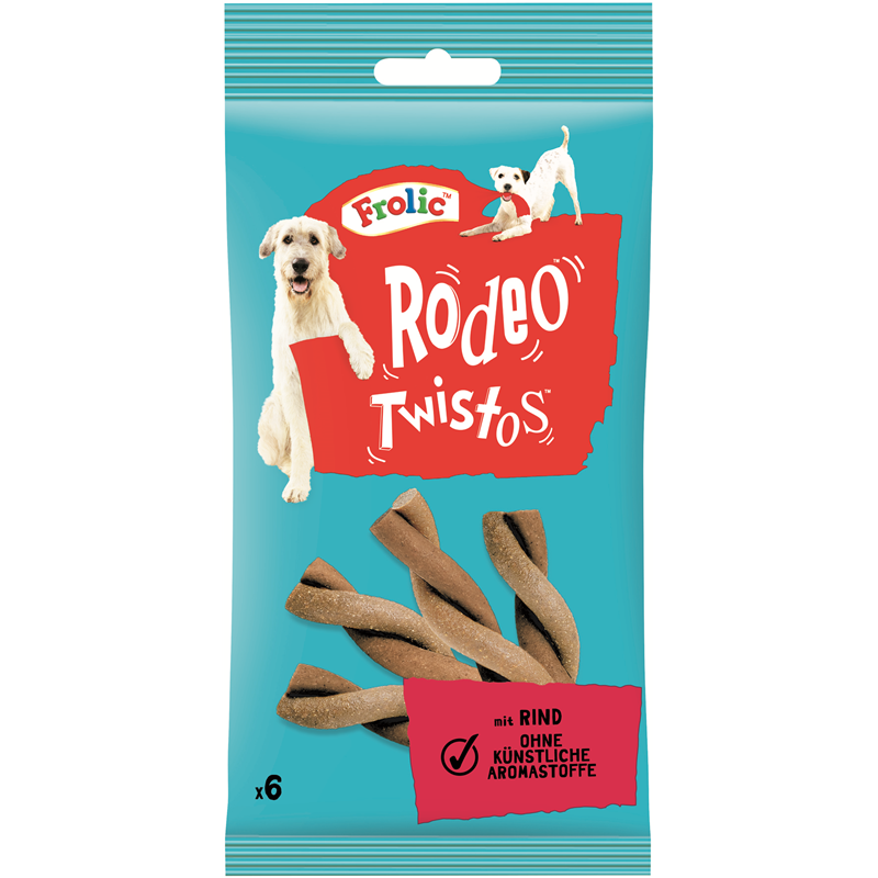 Frolic Snack Rodeo-Twistos Rind 6 Stück/110 g