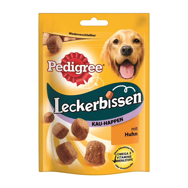 Pedigree Snack Leckerbissen Kau-Happen mit Huhn 130 g