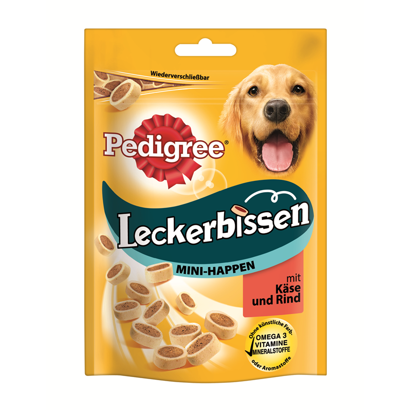 Pedigree Snack Leckerbissen Mini-Happen 140 g